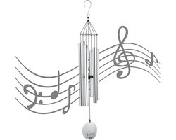 OSVINO Sound Game Wind Game Decoration with Sound Aluminum Large Total Length 75cm for Outdoor Balcony Garden Hanger - ShopVlot