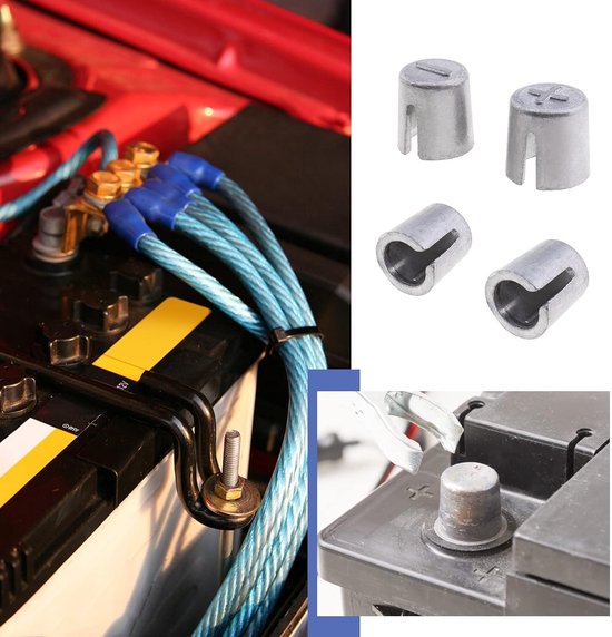Batterij Terminal Converter - Zwart - Lood met Zuurbestendigheid - Voor Boot en RV — afbeelding 3