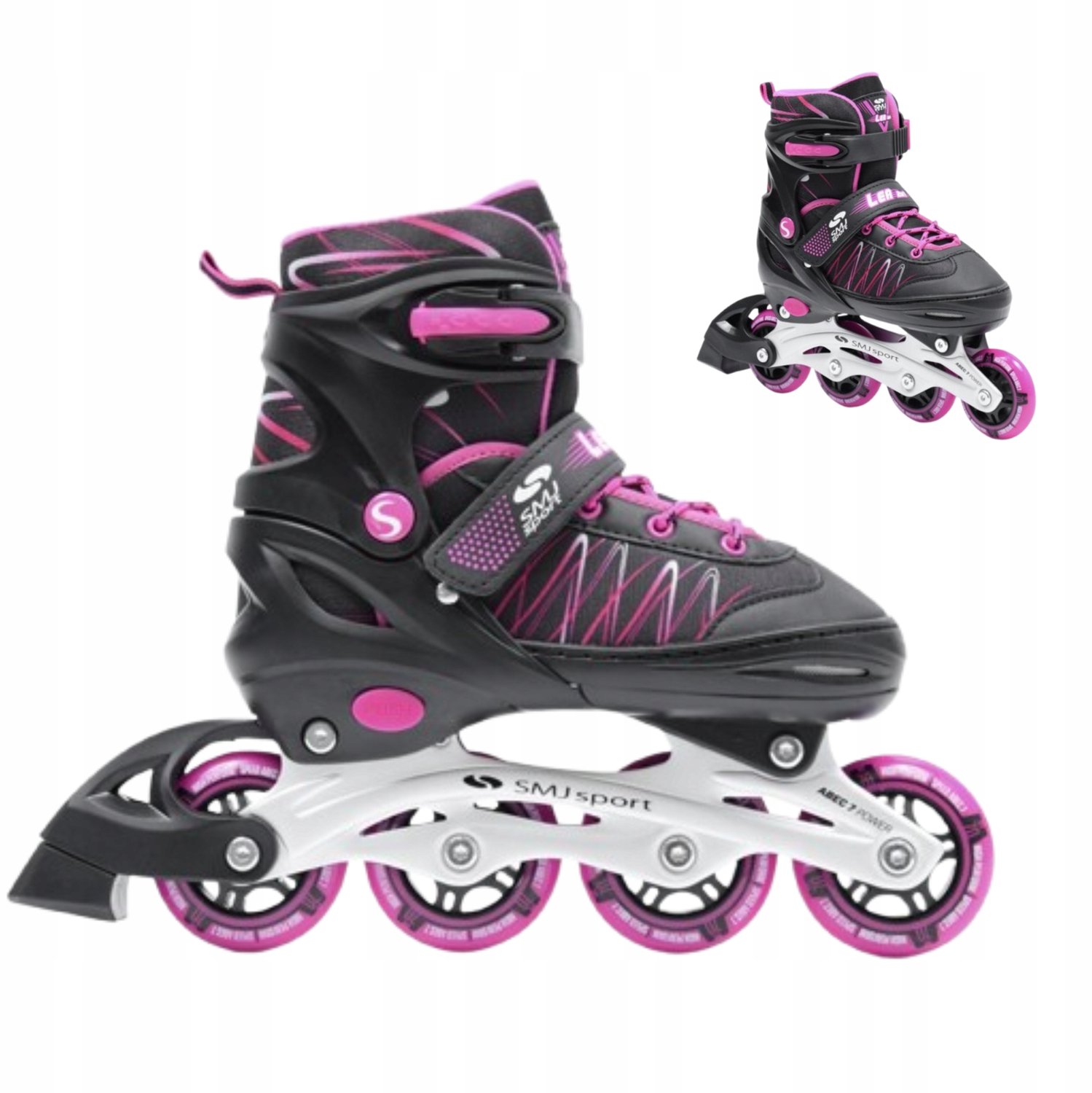 SMJ Sport Lea 2-in-1 Schaatsen & Skeelers Verstelbaar