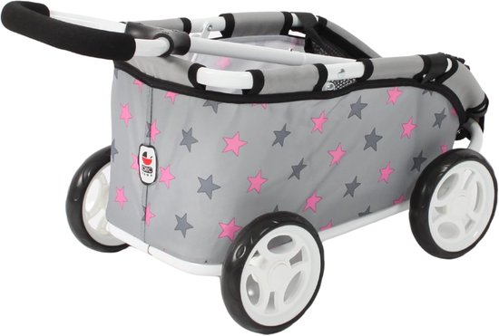 Bolderkar - Grijs - 46 x 30 x 29 cm - Premium Trekwagen voor Kinderen van 3-6 Jaar — afbeelding 4