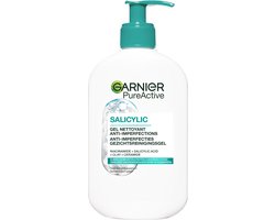 Garnier PureActive Salicylic Anti-Imperfecties Gezichtsreinigingsgel – met Niaciamide, Salicylzuur,…