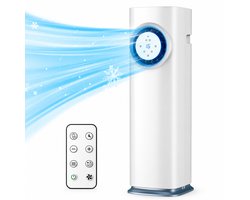 Mobiele Airco 3-in-1 – Koelen Verwarmen en Ventileren – 3 Snelheden – Afstandsbediening – Raamkit