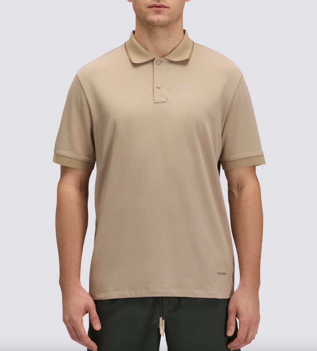SUNDEK MEN'S POLO SHIRT IN TECHNICAL JERSEY Safari-L
