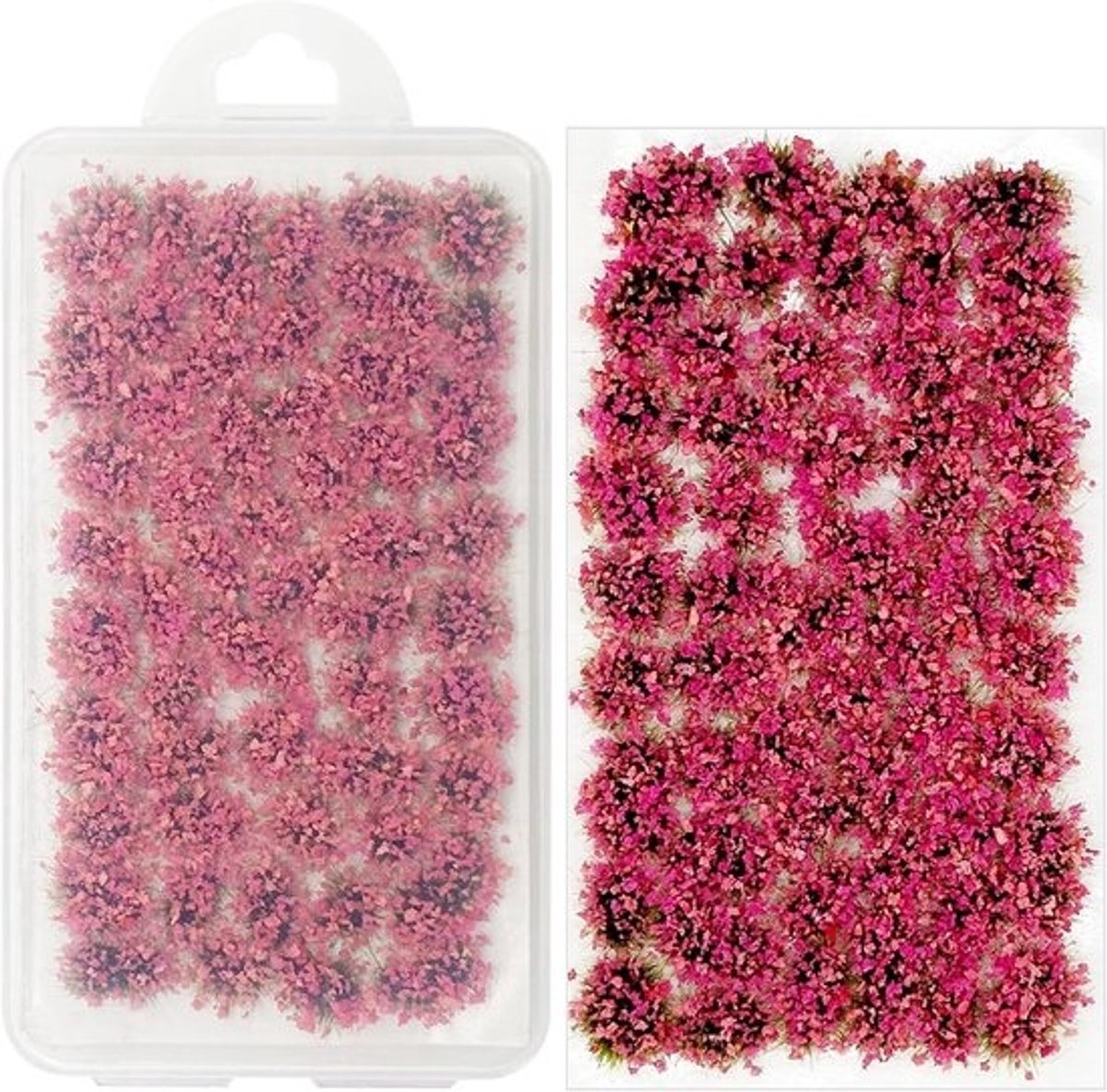 Roze statisch gras - voor modelbouw en landschapsdecoratie