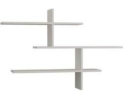 Habitat et Jardin Leo houten wandrek - 123 x 22 x 80 cm - wit
