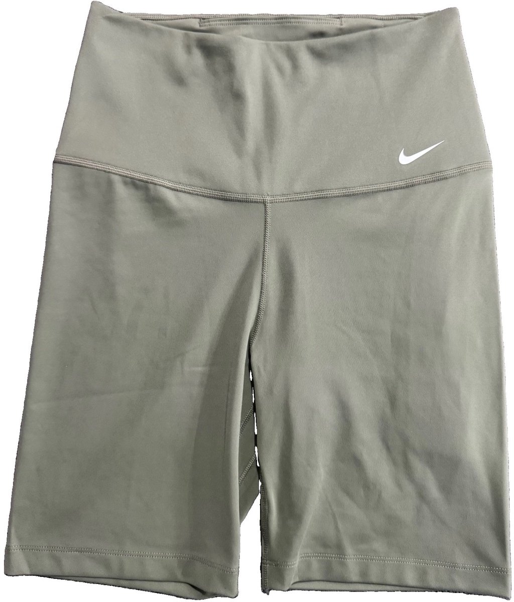 Nike One Dri-FIT High-Rise 7in Bikeshort – Light Army/ Kaki Nike One Training Dames Short voor Vrouwen Groen