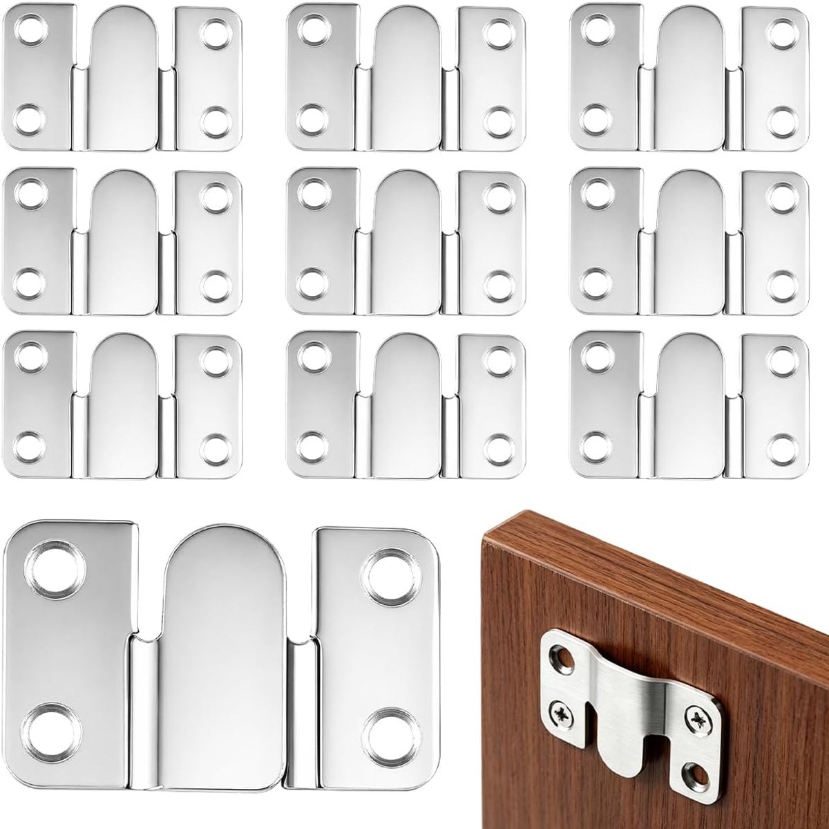 10 Stuks Fotolijsten voor Zware Belasting,54mm × 30 mm Veroudert Niet Snel - ShopVlot