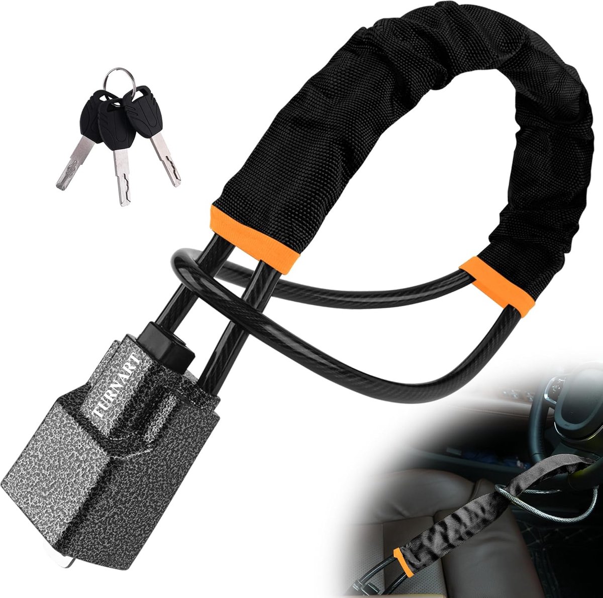 Turnart -Steering lock, suitable for most car models - ShopVlot
