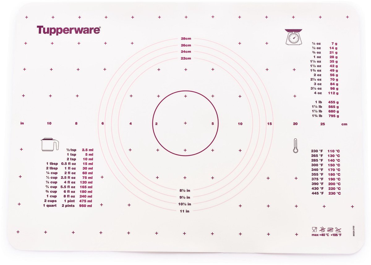 Tupperware Placemat - Deegblad