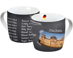 Infinite by GEDA LABELS 13570 Bundeskanzler beker, porseleinen kop, koffiekop, porselein, 300 milliliter
