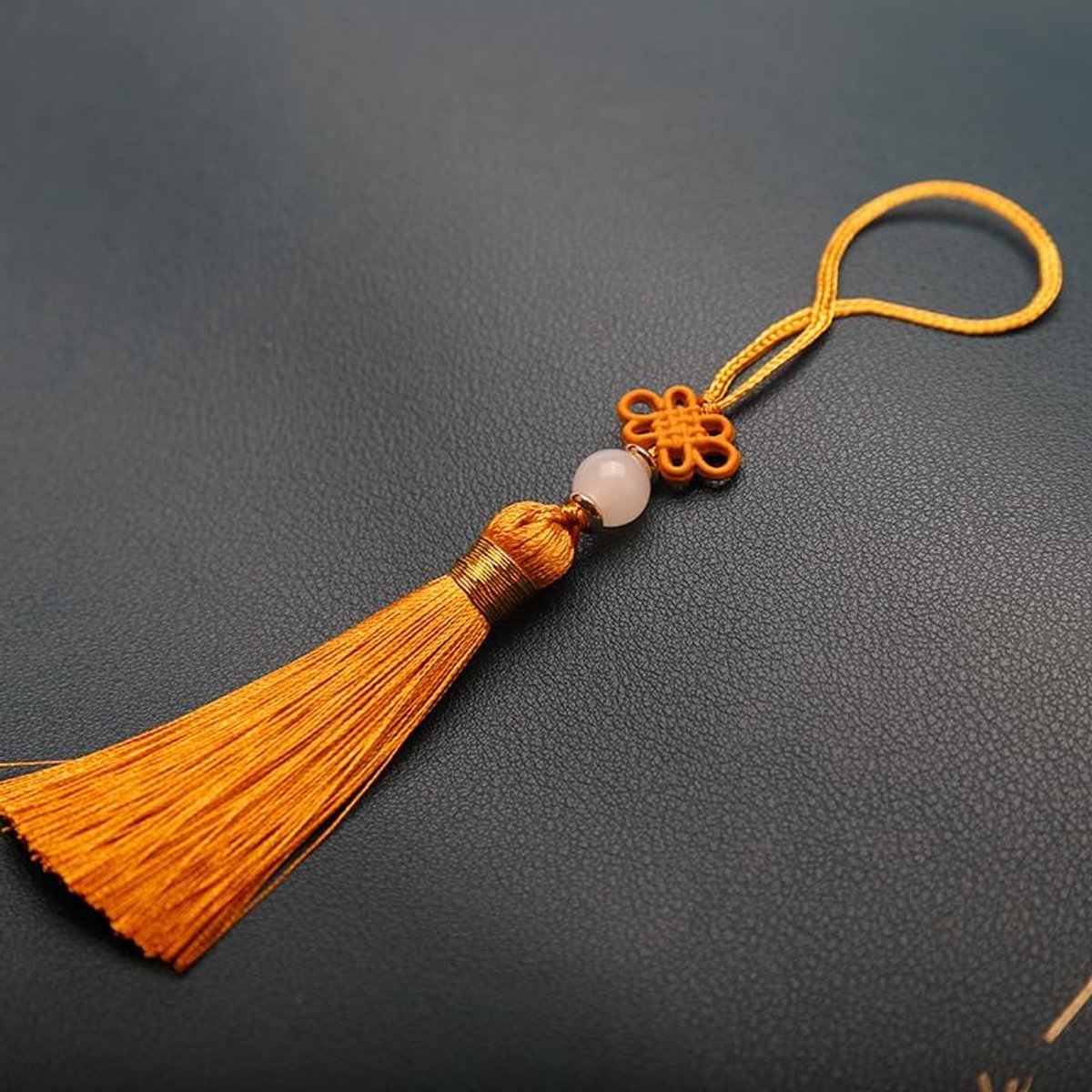 Kwastjes, handgemaakte zijdeachtige kwastjes, sleutelhangers met kralen, bladwijzer, kwasthanger, kleine Chinese knoop voor doe-het-zelf sieraden, oorbellen, knutselen, sleutelhanger
