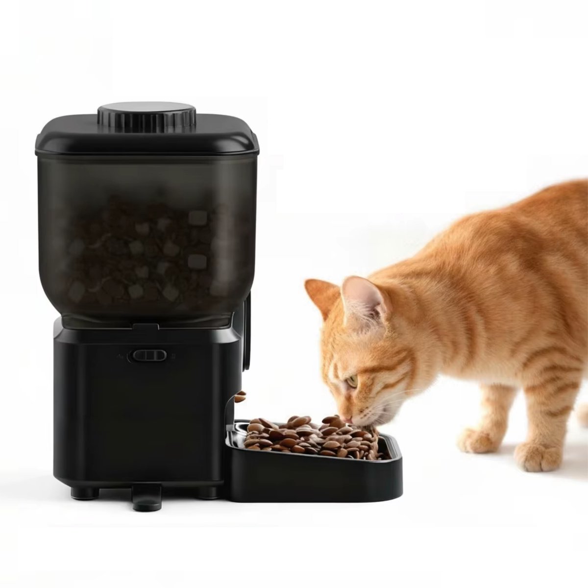 Homezo automatische voerbak dispenser - Kat en hond - Bediening wifi/app - Anti verstoppingsmechanisme - Oplaadbare batterij