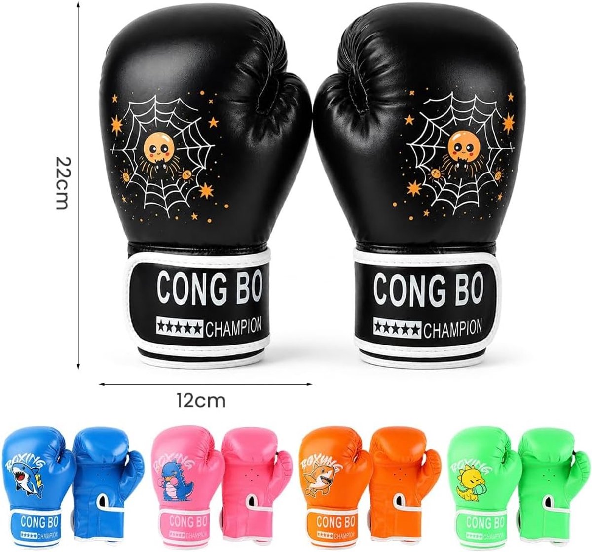Junior Sparring Handschoenen voor Kinderen, Ideaal voor Bokstraining en Sparren, Geschikt voor Leeftijdsgroep 3-10 Jaar, Duurzaam en Comfortabel