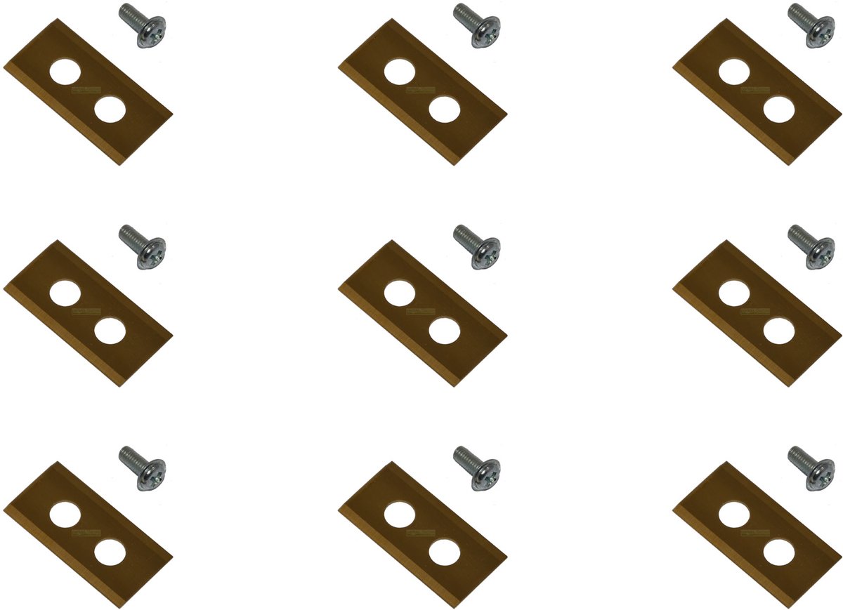 Titaniummes van 9 x 3,6 cm voor de robotmaaier Worx Landroid WG 754, 790, 791, 793, 794, 795 E E.1