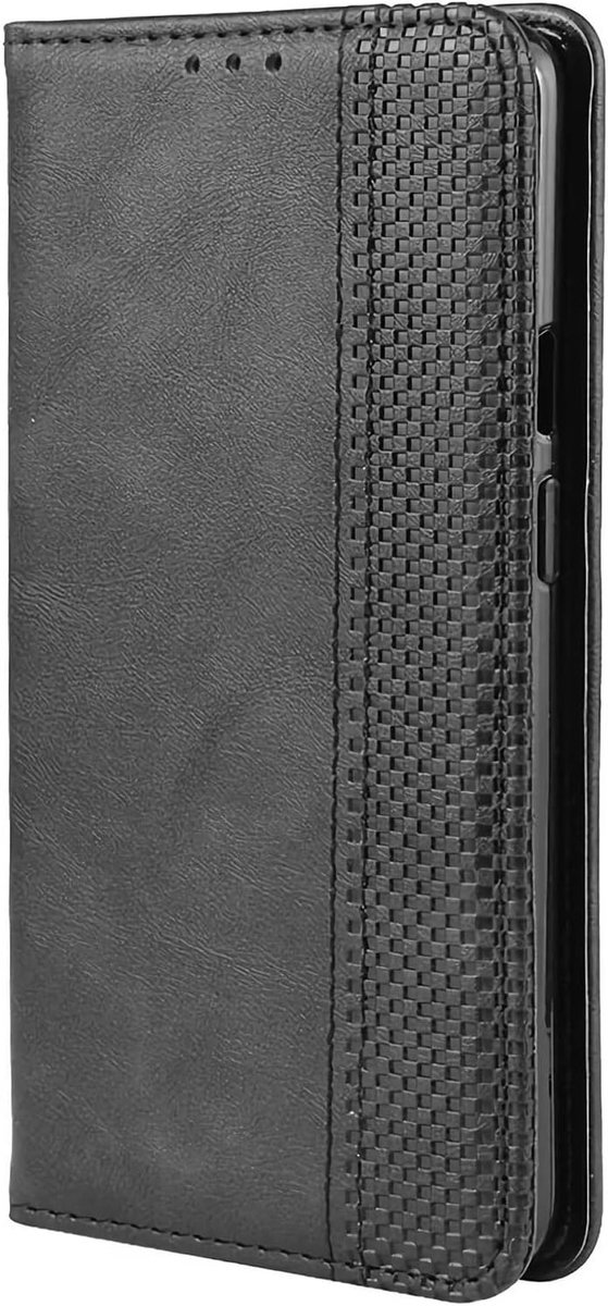 Hoesje voor Honor 400 Smart 5G Flip PU Lederen Case met Kaartsleuf Bracket-functie Magnetisch Telefoonhoesje Compatibel voor Honor 400 Smart 5G zwart