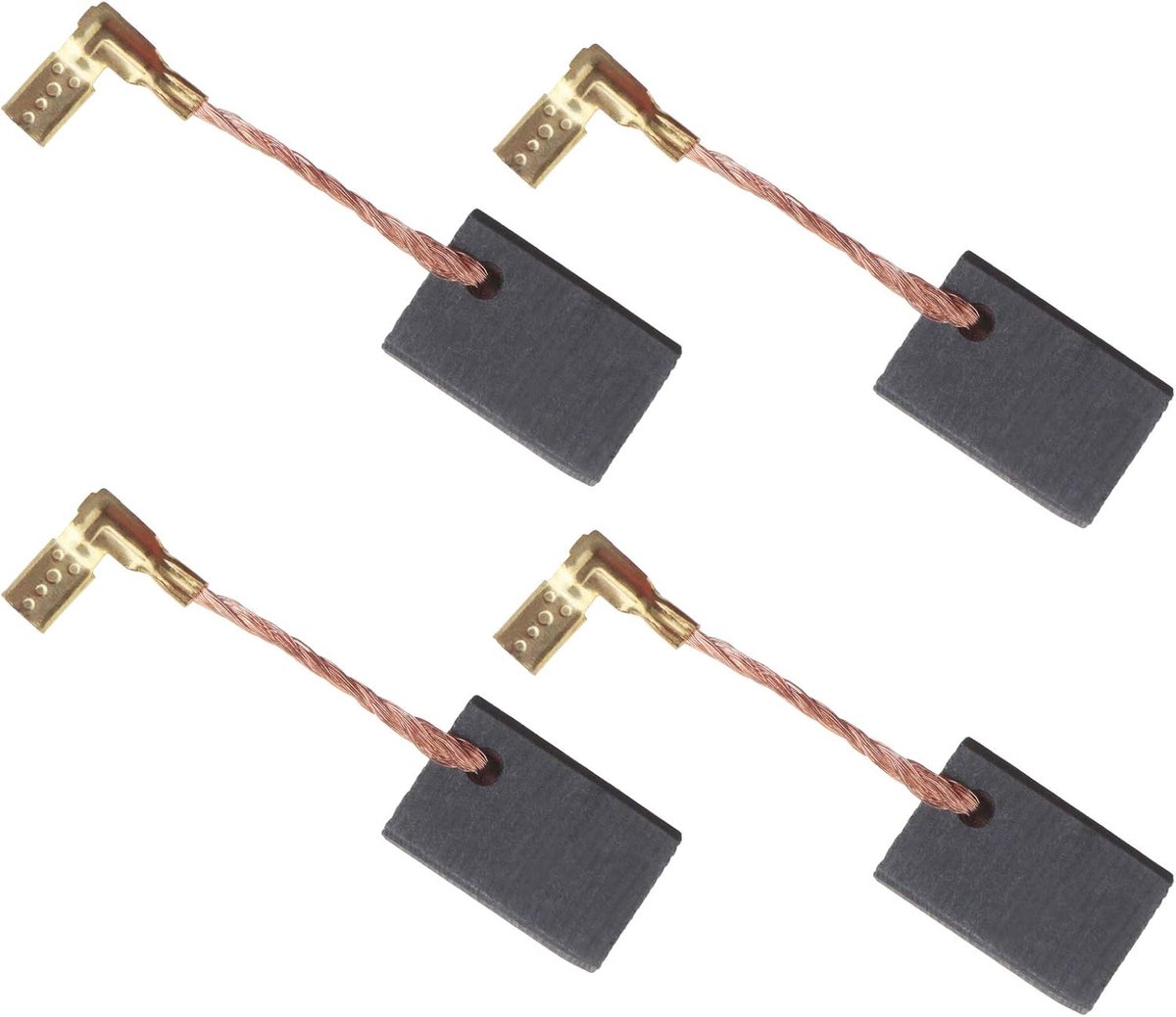 2 Paar CB318 Koolborstels 16x11x5mm met Auto Stop Compatibel met Makita 9560CV 9561CV 9563CV 9564CV Boor Vervangingsonderdeel