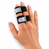 Solco Buddy Loops Vingerspalk Maat M – 2 Stuks – Vingerbrace met Klittenband – Zachte Vingertape – Vingerondersteuning