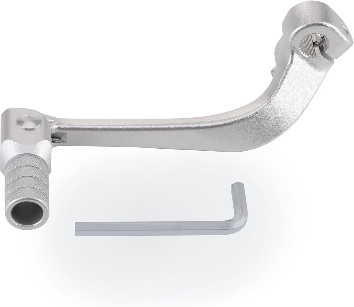 GOOFIT Silver Gear Shift Aluminum Alloy Shift Foldable Foot Shifter Replacement for most Motorcycle ATV CRF110 110CC - ShopVlot