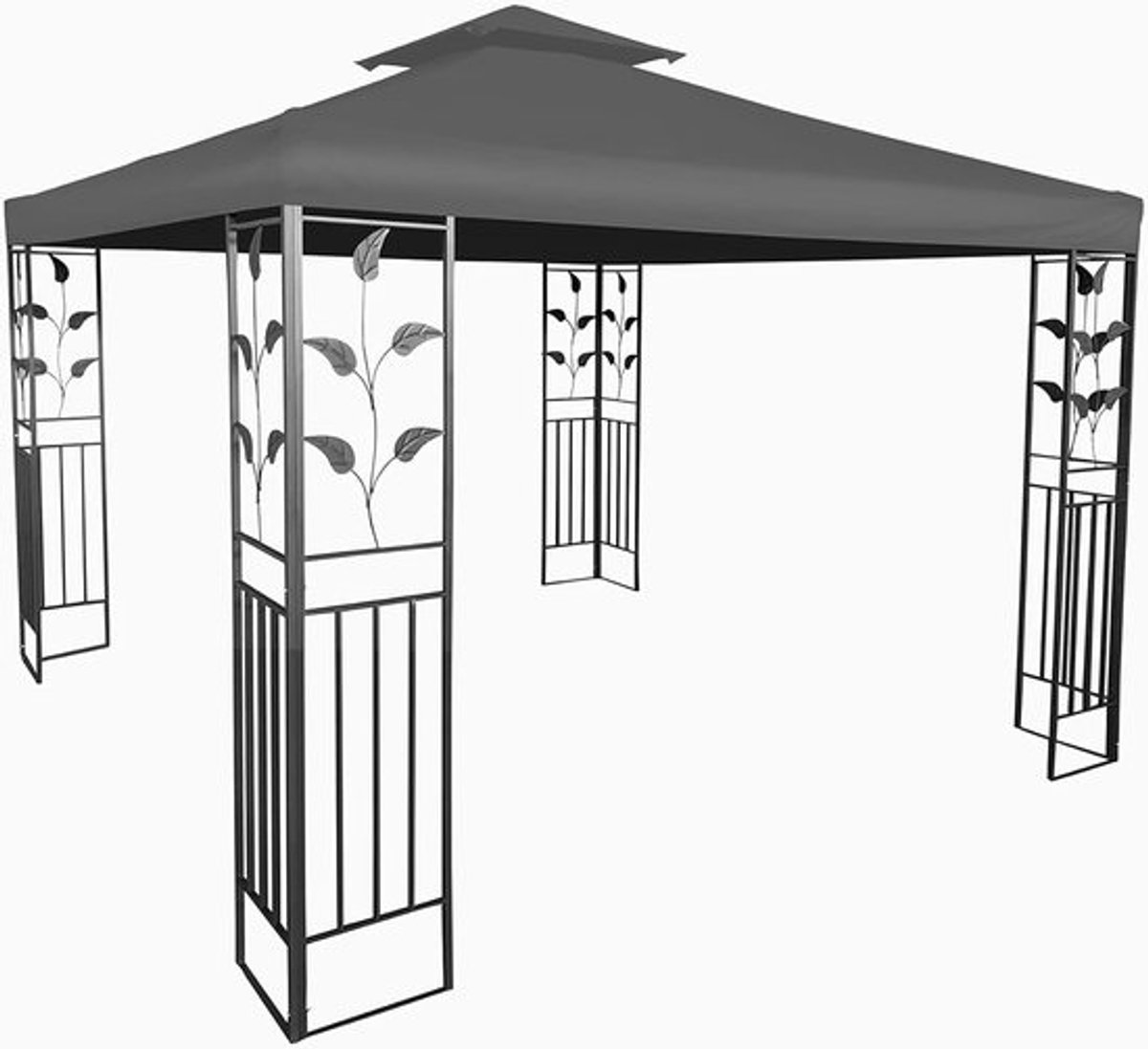 Waterdicht paviljoendak - 3x3 meter - Vervangend dak met schoorsteenafvoer - Voor tuinfeest