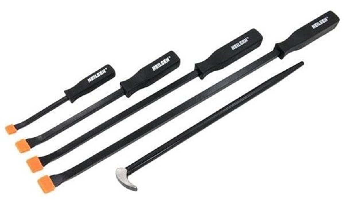 Pry Set - met oranje handgrepen - en Roll Head Bars