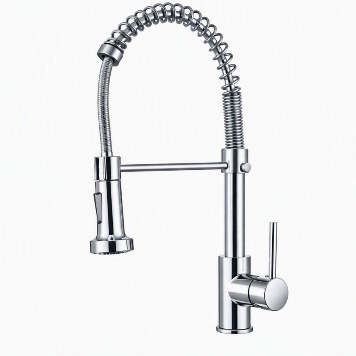 Chelsey-store - Keukenkraan - Handdouche met slang - Uitrekbare Mengkraan - Brushed Grey Pipe A