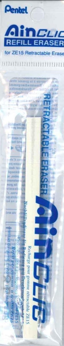 Pentel Ain CLIC XZER6-1 – Reservegum voor de Pentel Gumpen # ZE15