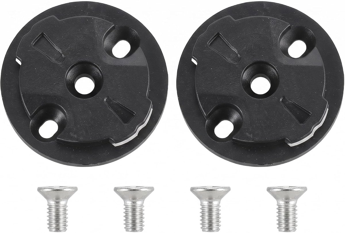 Set van 2 Fietscomputer Adapter Bases voor Garmin, Inclusief 2 Schroeven