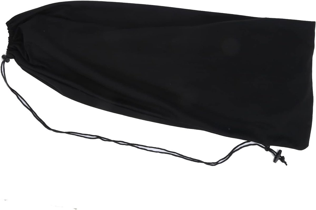 Tennis Racket Opbergzak, Beschermende Schoudertas voor Rackets, Lichtgewicht Trekkoord Tas, Zwart en Duurzaam Design