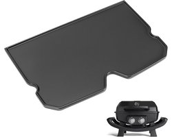 Denmay Gietijzeren grillplaat voor Burnhard Wayne 2-branders, 36,5 x 23,3 cm, gietijzeren grillpan, reserveonderdelen - ShopVlot