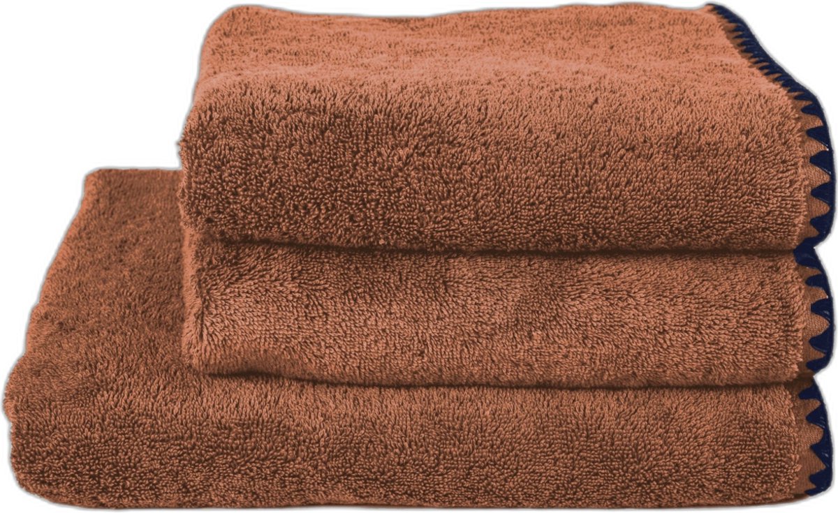 Issey Handdoek - mocaccino -50x100 cm - 6 stuks