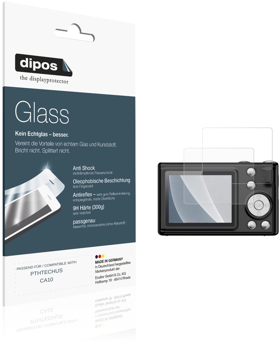 dipos – 2x Matte Pantserfolie geschikt voor PTHTECHUS CA10 | 9H Screenprotector