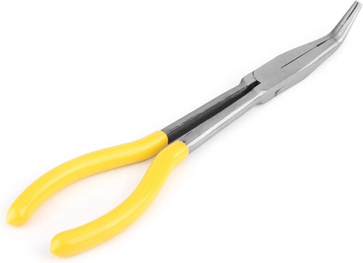 Extra Lange Curved Neus Tang 270mm - Ideaal voor Naaien, Reparaties en Precisiewerk