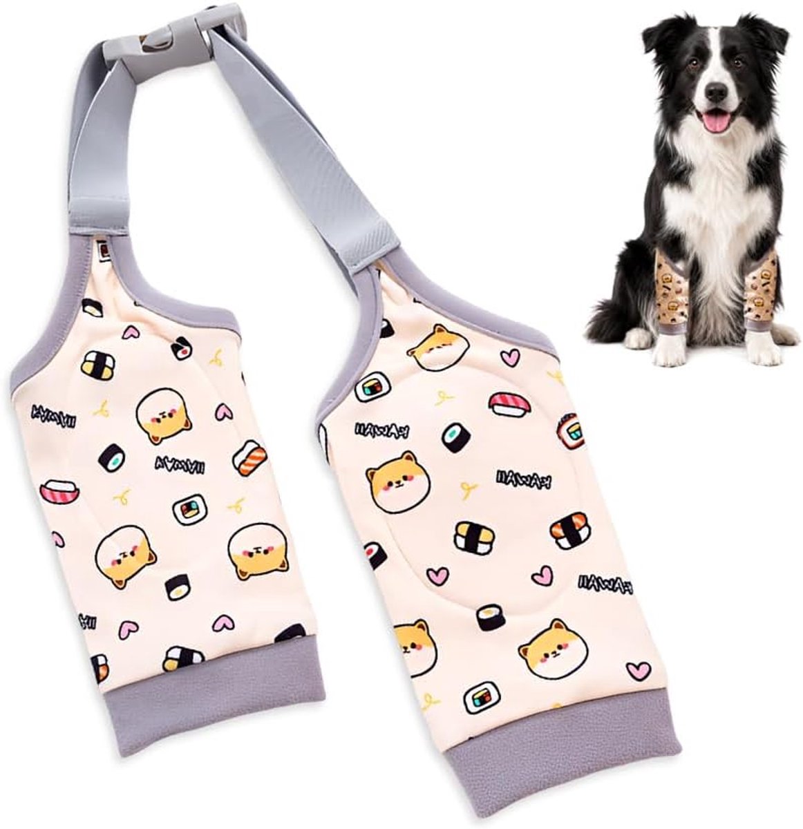 Elleboogbandage voor honden, beenbescherming voor honden en elleboogbeschermers voor honden