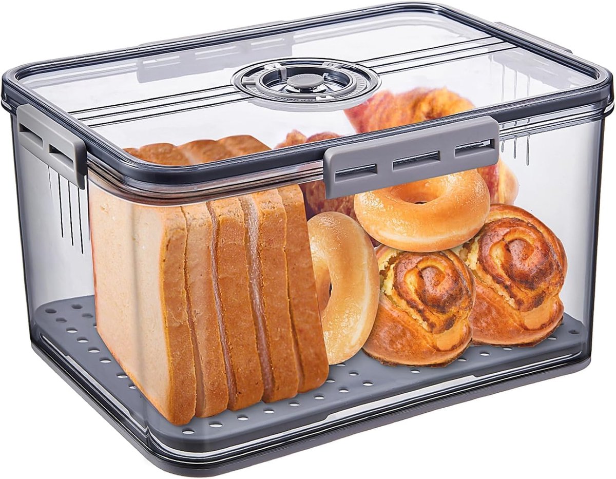 Broodtrommel broodtrommel broodopslag broodrooster broodbox broodtrommel broodmand moderne brooddoos brood opbergdoos met deksel keuken vershouddozen