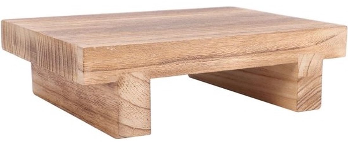 Multifunctionele opstapkruk van massief hout voor volwassenen en kinderen - ideaal voor keuken, woonkamer en badkamer
