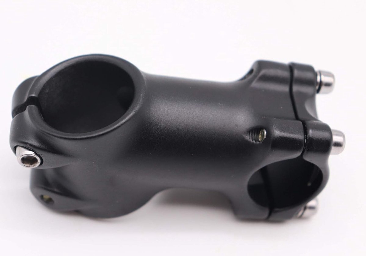 Bicycle stem aluminum handlebar stem 25.4mm 60mm 20° black new - ShopVlot