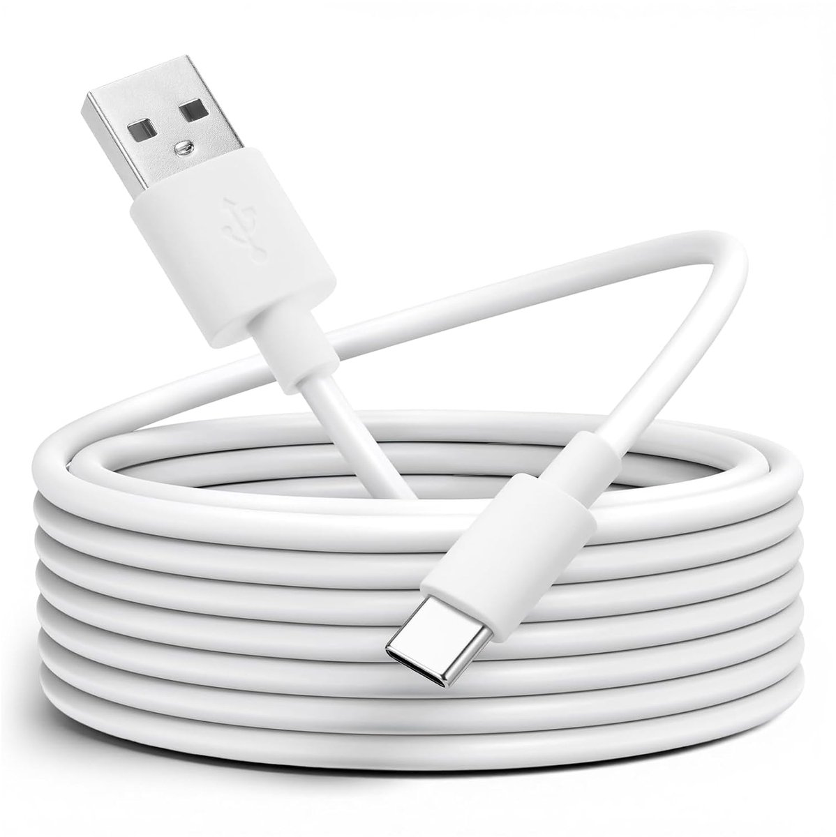 USB C-kabel 5 m voor Xiaomi Mi Wireless Outdoor Security Camera 1080P, USB A naar USB C stroomkabel voor Xiaomi Mi - ShopVlot