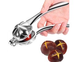 Nut Cracker, Chestnut Clip Chestnut Cutter Nutcracker Chestnut Clip Pecan Cracker Tool Stainless Steel Nut Chestnut - ShopVlot