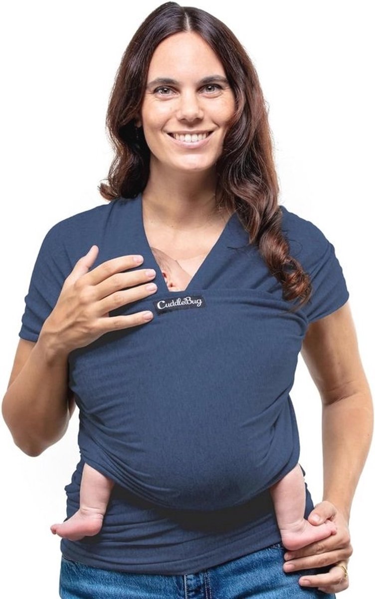 Draagdoek - Voor baby's en peuters tot 16 kg - Marineblauw