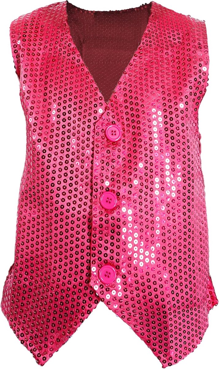 Pailletten vest voor jongens en meisjes, hiphop-vest, kostuum voor kinderen, feest, dans, afstudeerfeest, 1 tot 12 jaar