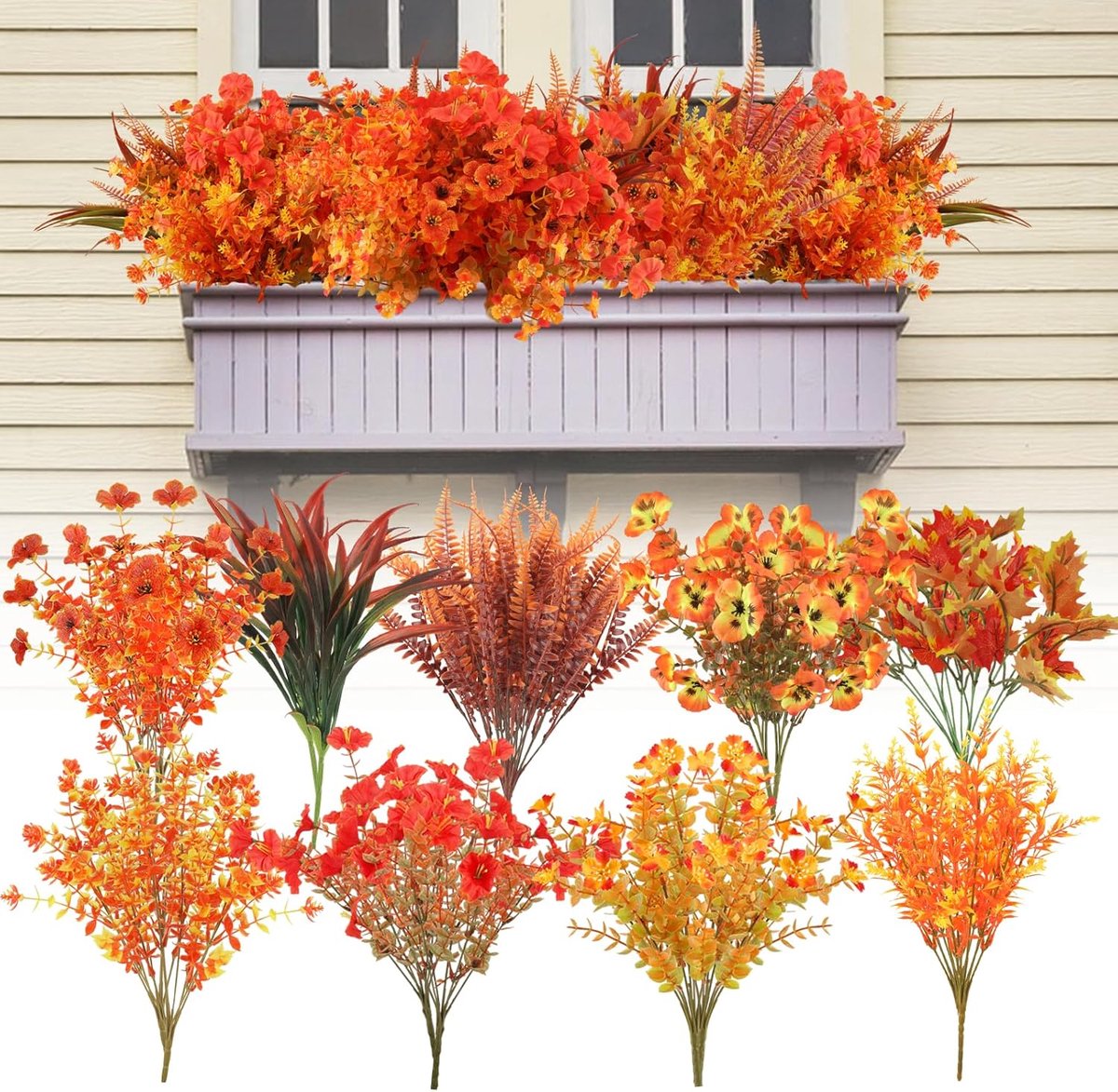 Kunstplanten herfst kunstbloemen herfst woonkamer eettafel balkon en decoratie voor de badkamer herfst seizoensdecoratie