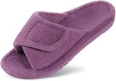 Olanly - Unisex slippers – Koraal fluwelen slippers – Orthopedische slippers – Open schoenen– Paars – 39 - Geschikt voor voetlengte van 24,5 cm
