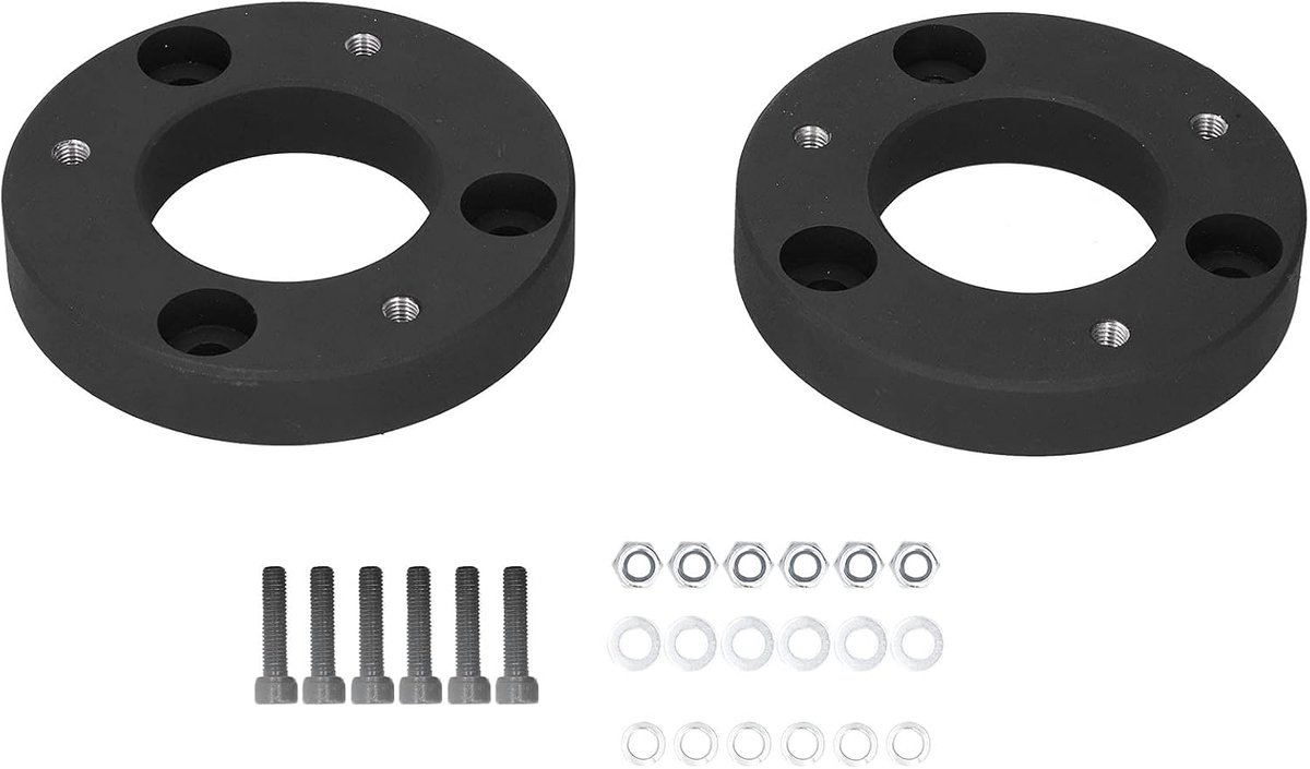 1.5 inch Front Leveling lift kit Car Carbon Steel Leveling Spacers Adjustable Suspension Lift Kit Compatible with F150 - ShopVlot