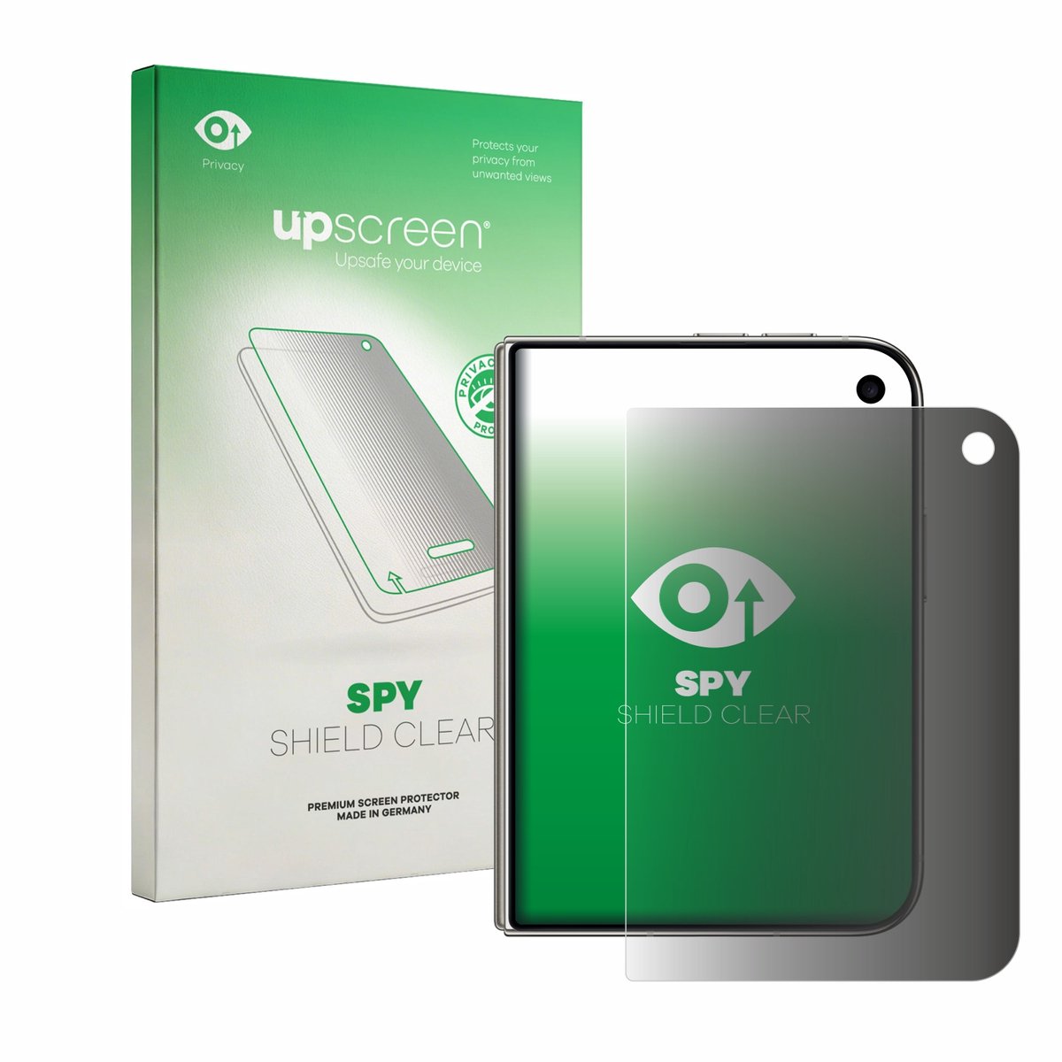 upscreen - privacy screenprotector voor Apple iPhone Duo - Folie Beschermfolie Blauwlichtfilter