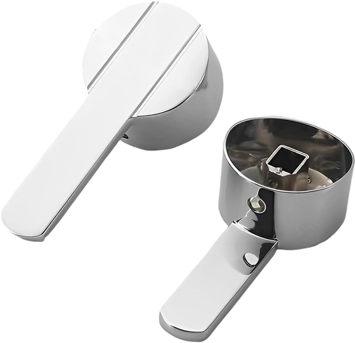 Douchekraan Mengkraan Handvat 50mm - Zinklegering - Warm/koud aanduiding - Eenvoudige installatie - ShopVlot