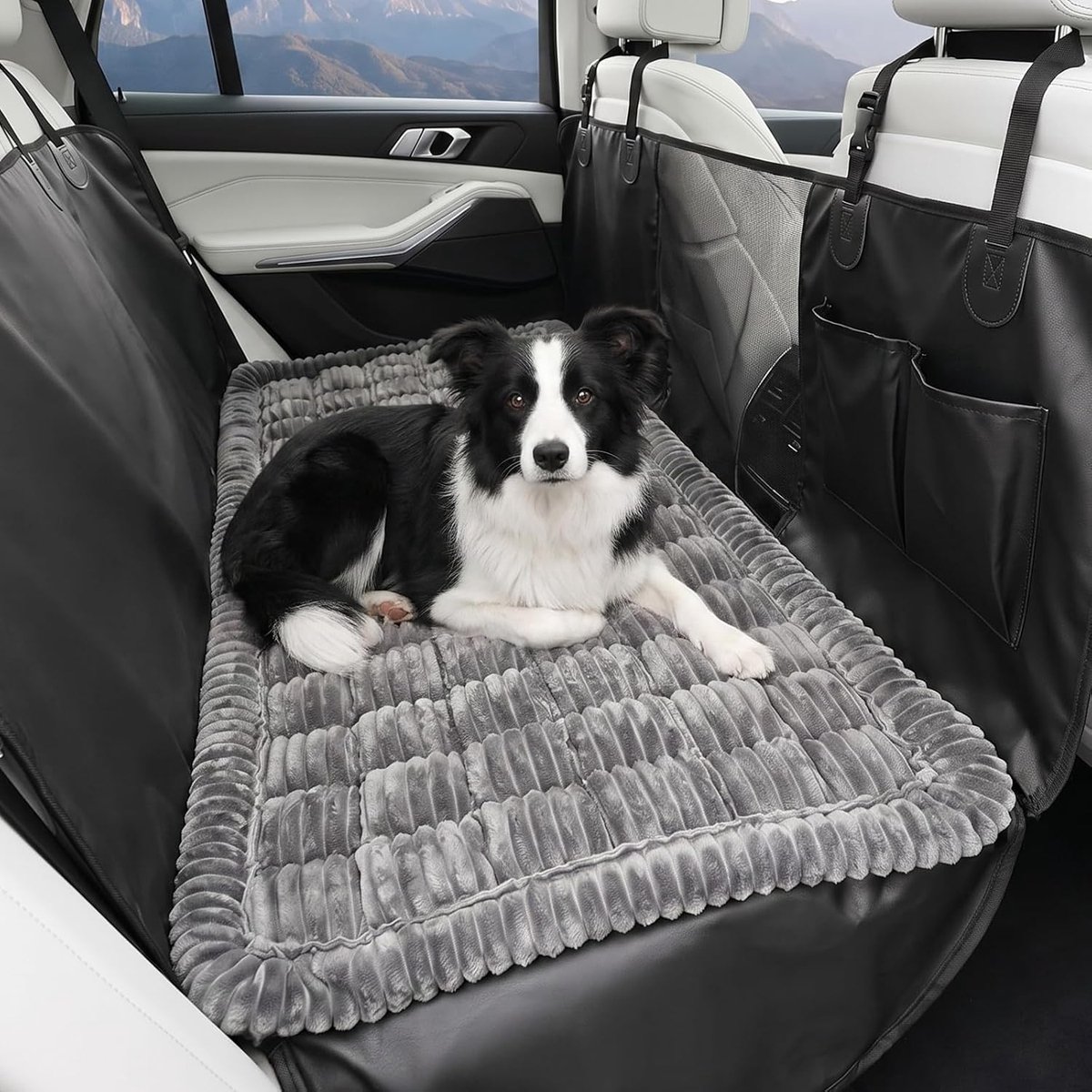 Auto achterbank, zachte achterbank autodeken hond achterbank
