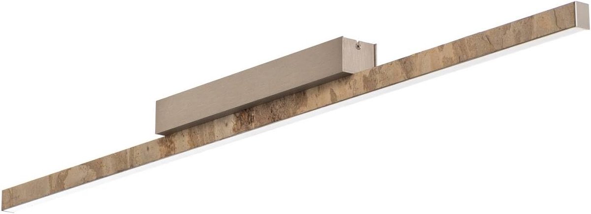 Plafondlamp Zino dimbaar (modern) in crème van aluminium (1 licht) - lamp plafondlamp hallamp