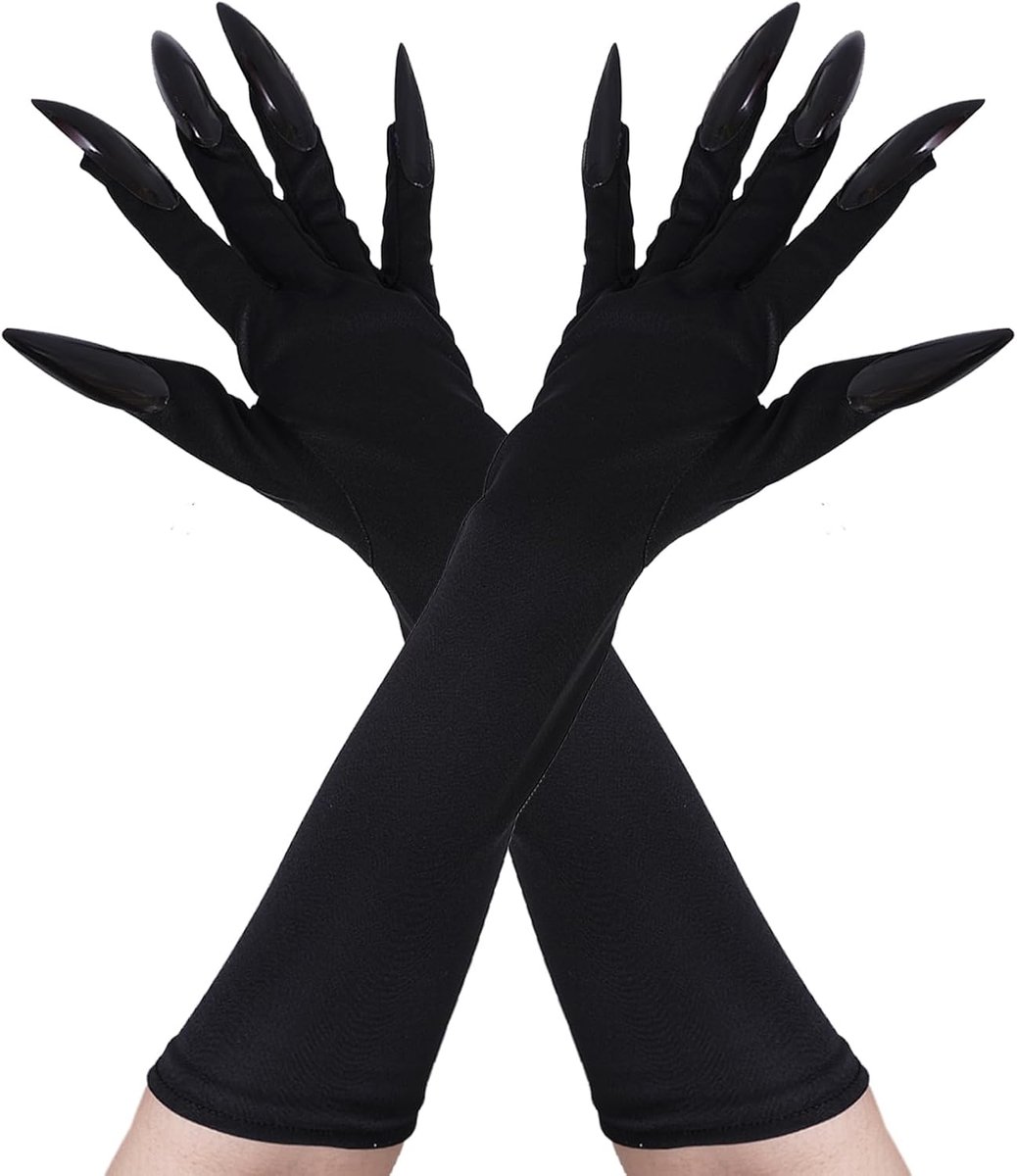 Handschoenen Halloween handschoenen lange nagel handschoenen cosplay vingernagels cosplay rekwisieten met klauwen