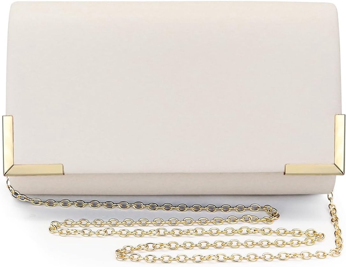 Elegante Dames Clutch en Schoudertas met Verwijderbare 100 cm Ketting voor Avondfeest en Bruiloft