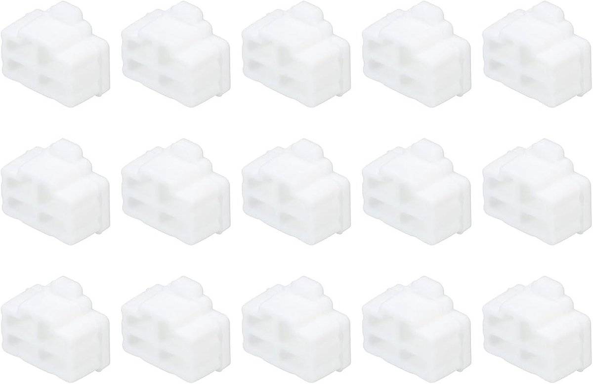 15 stuks siliconen beschermhoezen voor RJ45-sockets, ideaal voor netwerkaansluitingen en kabelbeveiliging